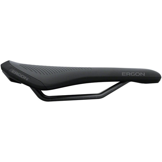 Ergon SMS Comp Saddle - TiNox SL Black Mens Small/Medium, Side View