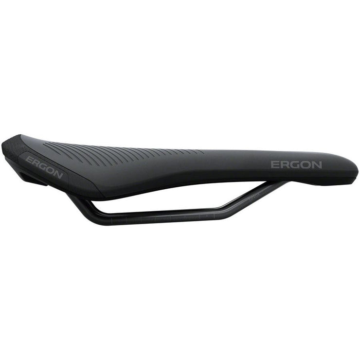 Ergon SMS Comp Saddle - TiNox SL Black Mens Medium/Large, Side View