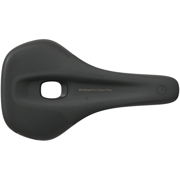 Ergon SR Allroad Pro Carbon Saddle - Carbon Black Mens Medium/Large, Top View
