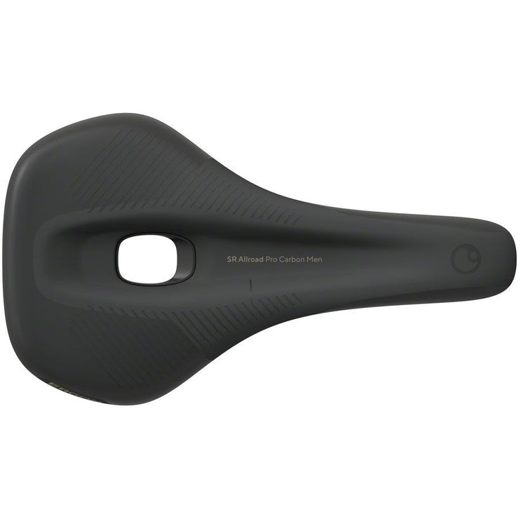 Ergon SR Allroad Pro Carbon Saddle - Carbon Black Mens Medium/Large, Top View