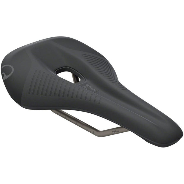 Ergon SRS Comp Saddle - TiNox XP Black Mens Small/Medium, Full View