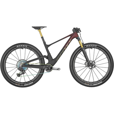 2024 Scott Spark RC SL red / carbon, full view.