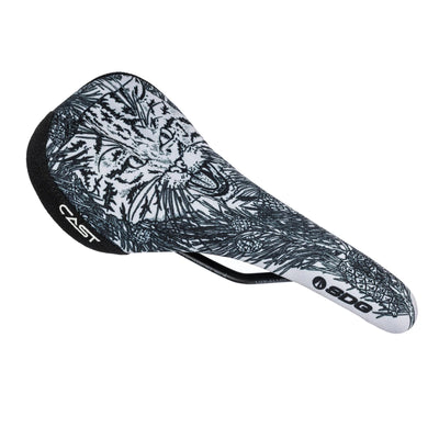 Cast Kriss Kyle Scottish Wildcat Edition Bel-Air V3 Signature Saddle, angled view