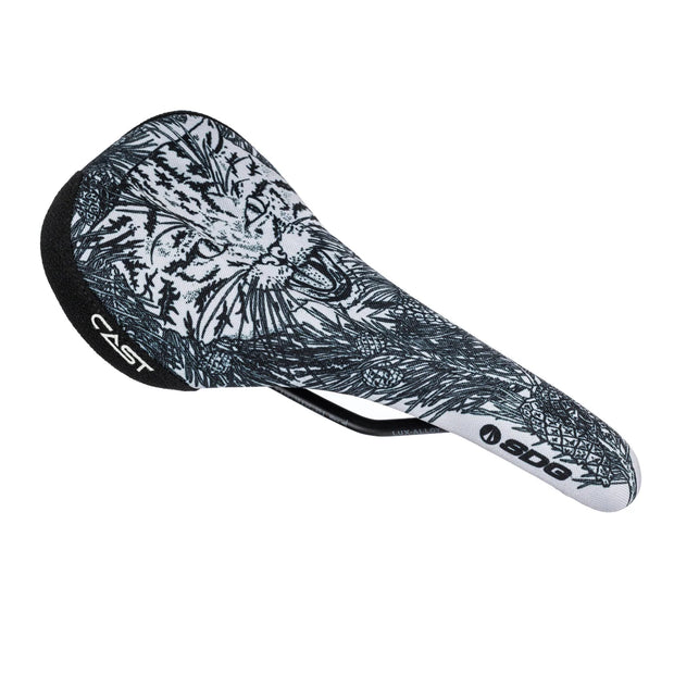Cast Kriss Kyle Scottish Wildcat Edition Bel-Air V3 Signature Saddle, angled view
