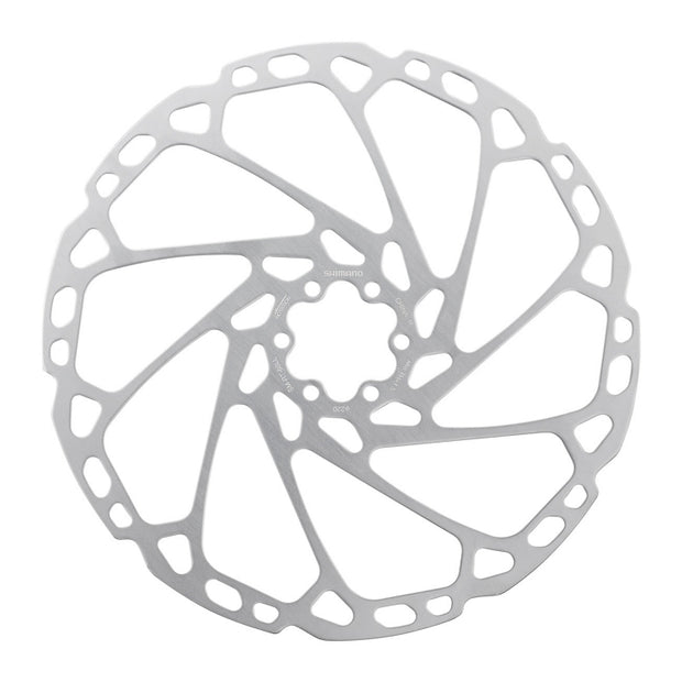 Shimano SM-RT66 220mm Disc Brake Rotor, full view.