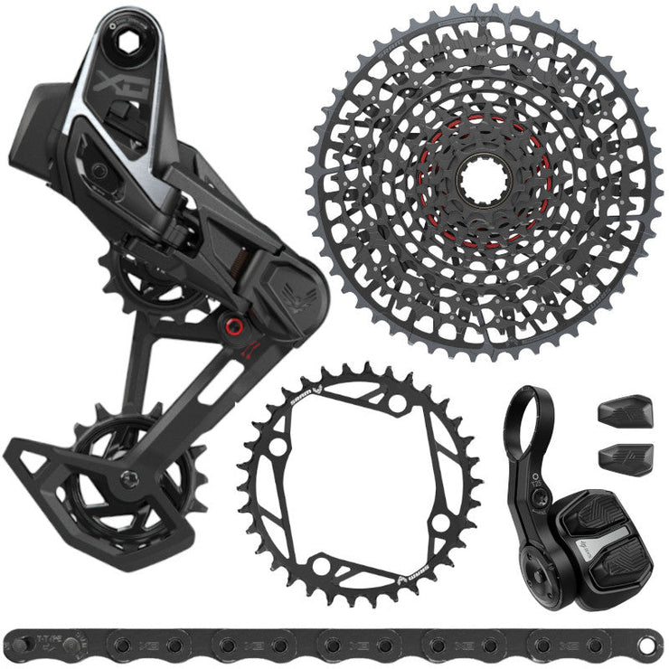 SRAM X0 T-Type Pedal Assist 34t Chainring Groupset, No Cranks