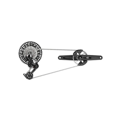 SRAM Eagle 90 T-Type Groupset - 175mm Wide Crank 32t Chainring Trigger Shifter 10-52t 12-Speed Cassette Rear Derailleur Chain, Full View