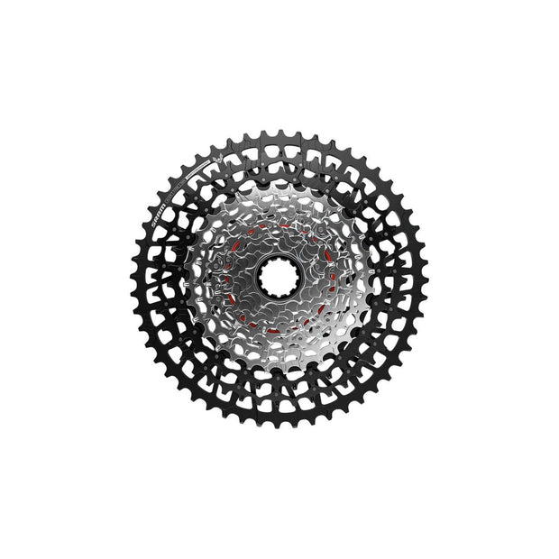 SRAM GX Eagle T-Type XS-1275 Cassette - 12-Speed 10-52t For XD Driver BLK/Silver, Full View