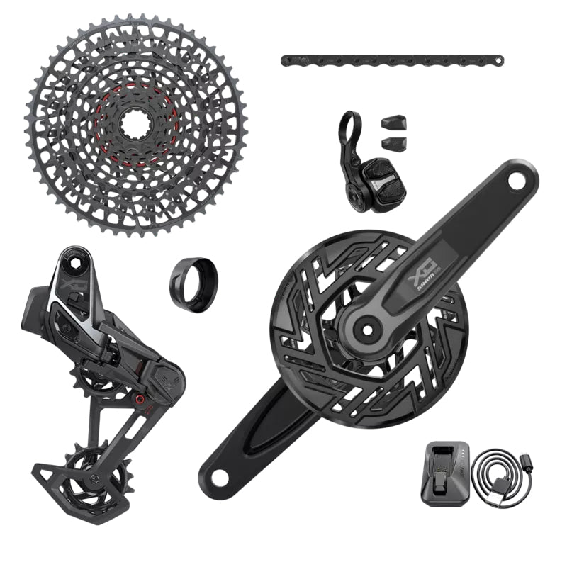 pedal assist system SRAM X0 Transmission T-Type Eagle AXS E-MTB Groupset - Bosch - 160mm