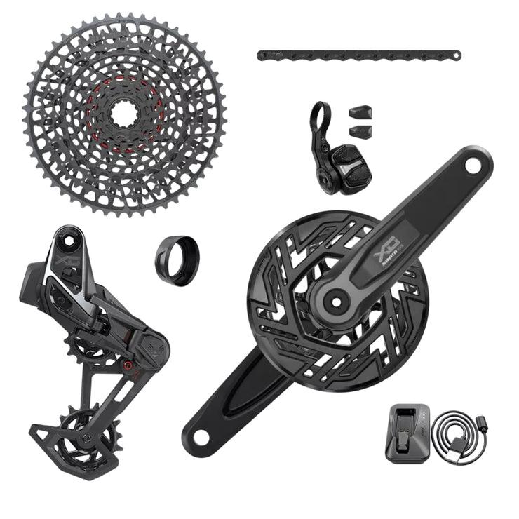 SRAM transmission x0 eagle axs drivetrain group, full view