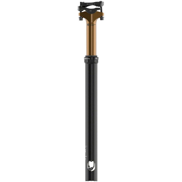 Fox Transfer SL Factory Dropper Seatpost - 27.2, 50mm, Kashima, front view.