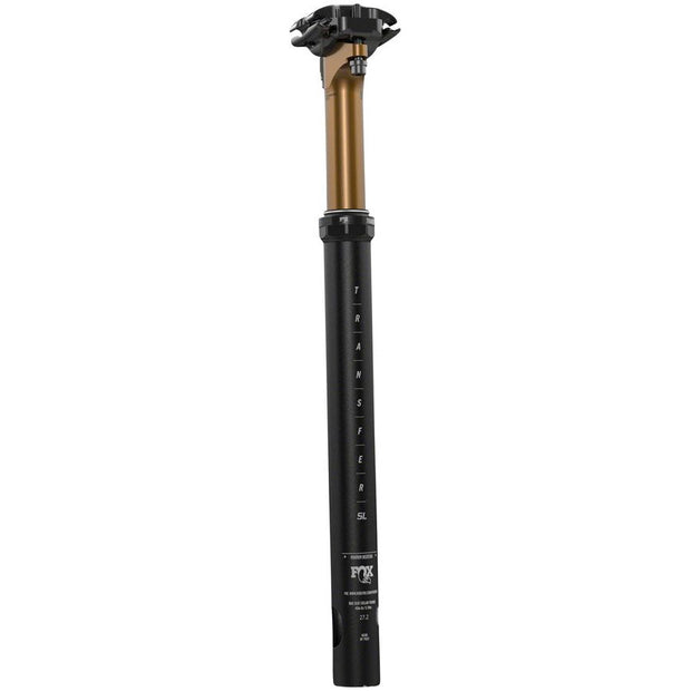 Fox Transfer SL Factory Dropper Seatpost - 27.2, 50mm, Kashima, full view.