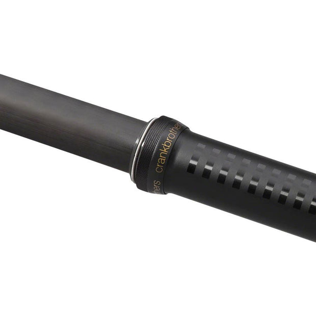 Crankbrothers Highline 11 Dropper Seatpost, black, seat collar view.