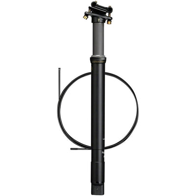 Crankbrothers Highline 11 Dropper Seatpost, black, full view.