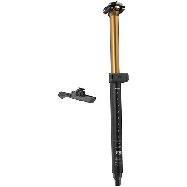 Fox Transfer Factory Neo Wireless Dropper Seatpost, Kashima, full view.