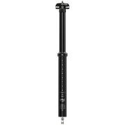 Fox Transfer Performance Elite Dropper Seatpost - 34.9, 210mm, Internal Routing, Ano Black, front view.