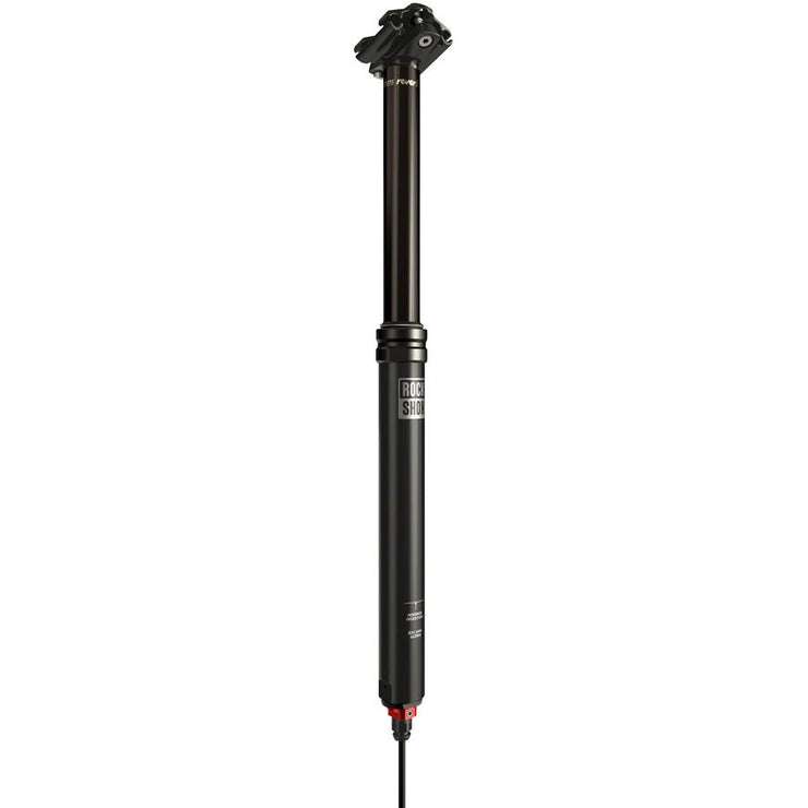 RockShox Reverb Stealth Dropper Seatpost - 31.6mm 125mm Black 1x Remote C1, side view.