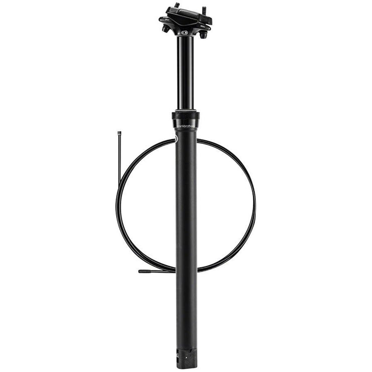 Crankbrothers Highline XC / Gravel Dropper Seatpost - 27.2, 80mm, Black, full view.