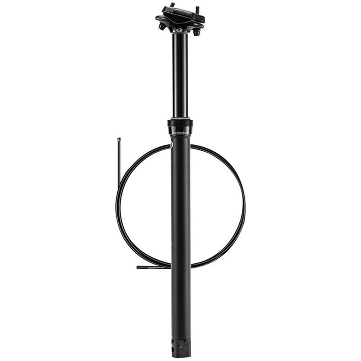 Crankbrothers Highline XC / Gravel Dropper Seatpost - 27.2, 100mm, Black, full view.