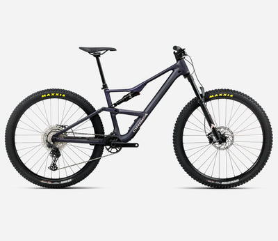 Mountain bike with Maxxis tires on a white background