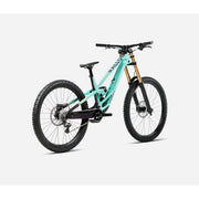 2026 ORBEA RALLON D-LTD, Aloha Green - Fantasy Purple Carbon View (Gloss), shock view.