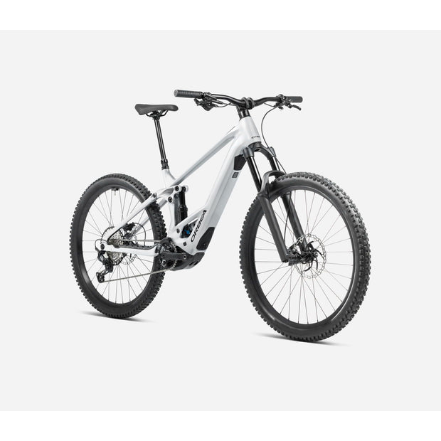 2025 Orbea Wild ST H20 Halo silver Gloss Front View