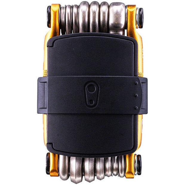 Crankbrothers Multi 20 Tool - Gold, closed view of top.
