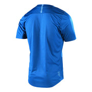 Troy Lee Designs Flowline Short Sleeved Jersey Slate Blue back view