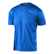 Troy Lee Designs Flowline Short Sleeved Jersey slate blue front view