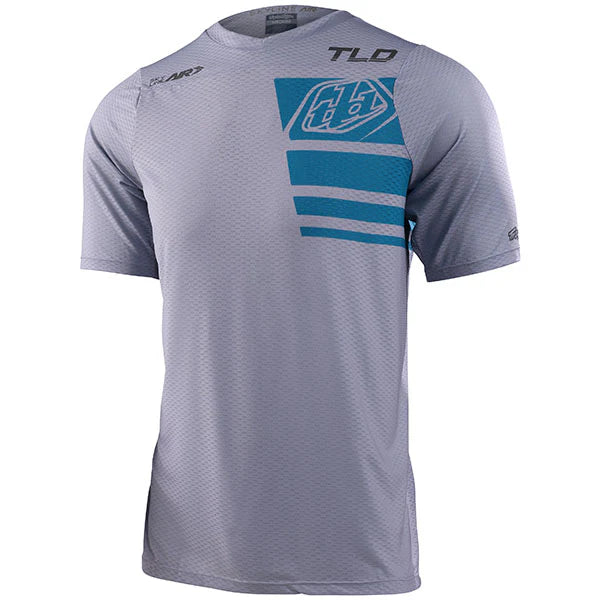 Troy Lee Designs Skyline Air SS Jersey, Stacks Mist, front view.