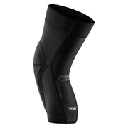 Black knee pad with D3O branding on a white background