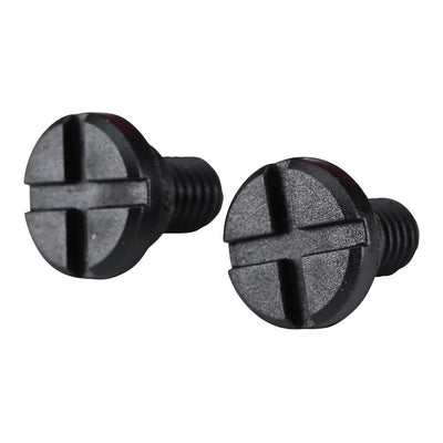 Troy Lee Designs A3 Visor Screw Solid Black Front View