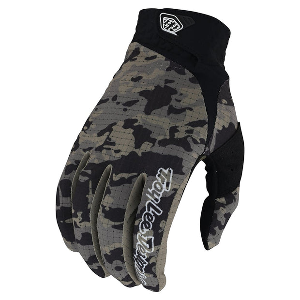 Troy Lee Designs Air Glove in Camo Army Green top view