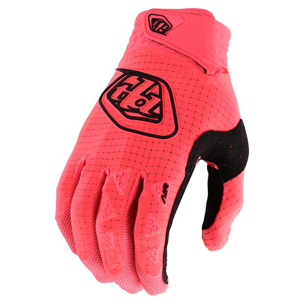 Troy Lee Designs Air Glove, solid glo red, finger view