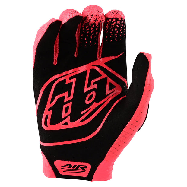 Troy Lee Designs Air Glove, solid glo red, palm view