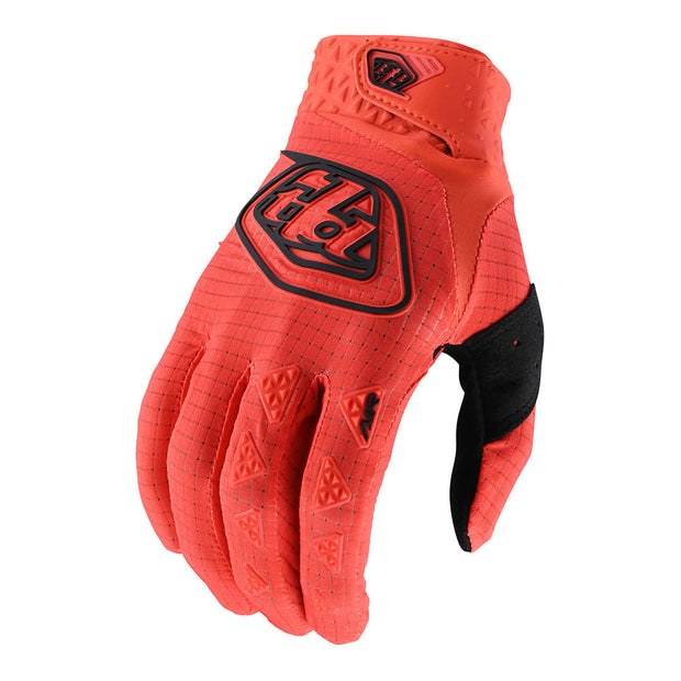 Troy Lee Designs Air Glove, solid glo orange, finger view