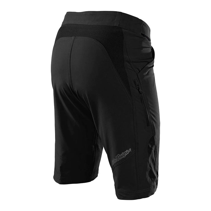 Troy Lee Designs Ruckus Short Shell, black, back view