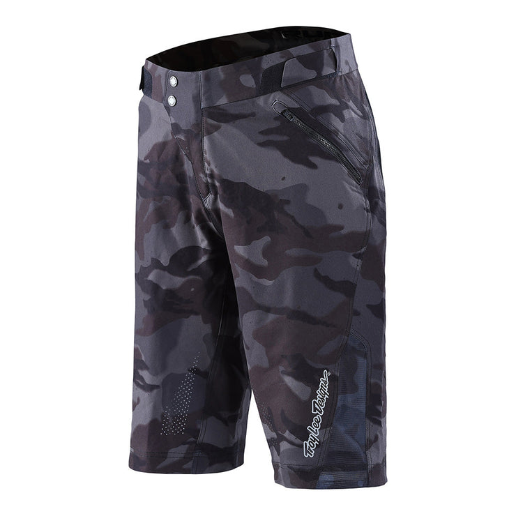 Troy Lee Designs Ruckus Short spray camo black front  view