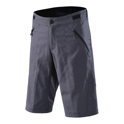 Troy Lee Designs Skyline Short Shell, mono charcoal, full view.