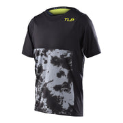 Troy Lee Designs Youth Skyline SS Jersey, breaks charcoal, full view.