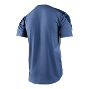 Troy Lee Designs DRIFT SS Jersey, blue mirage, back view.