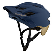 Troy Lee Designs Flowline SE Helmet, radian navy, side view.