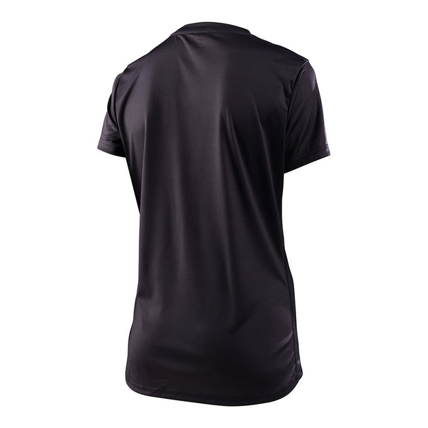 Troy Lee Designs Women's Lilium SS Jersey, black, back view.