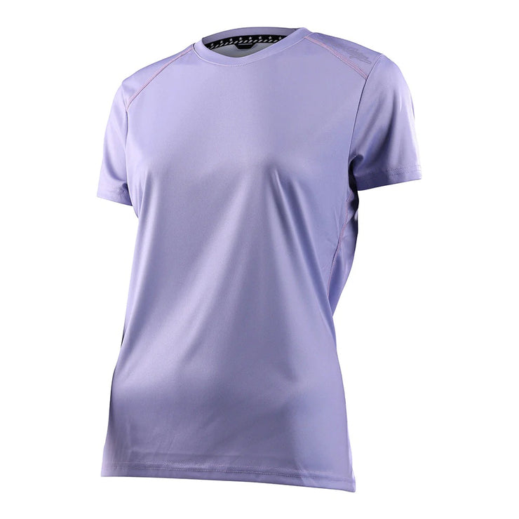 Troy Lee Designs Women's Lilium SS Jersey, lilac, front view.