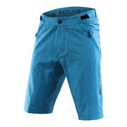 Troy Lee Designs Skyline Air Short W/ Liner, mono azure, front view.