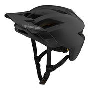 Troy Lee Designs Youth Flowline Helmet, orbit black, full view.
