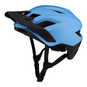 Troy Lee Designs Youth Flowline Helmet, oasis blue, full view.