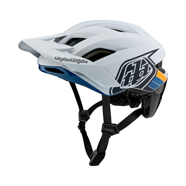 Troy Lee Designs Flowline SE Helmet, light grey/ charcoal, full view.