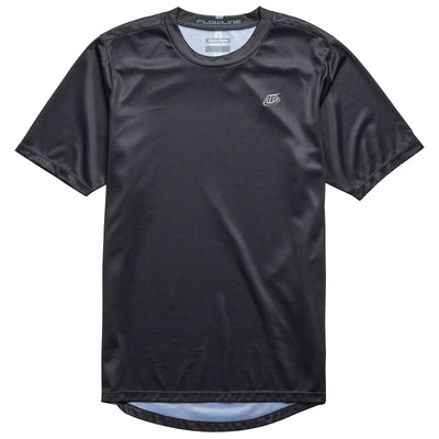 Troy Lee Designs Flowline SS Jersey Black front view