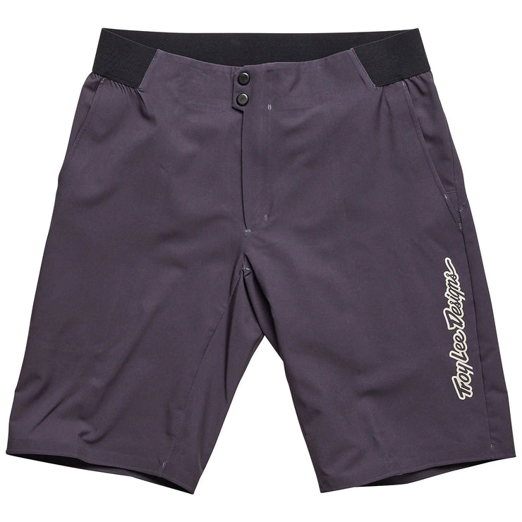 Troy Lee Designs Flowline Superlyte Short, mono carbon, full view.
